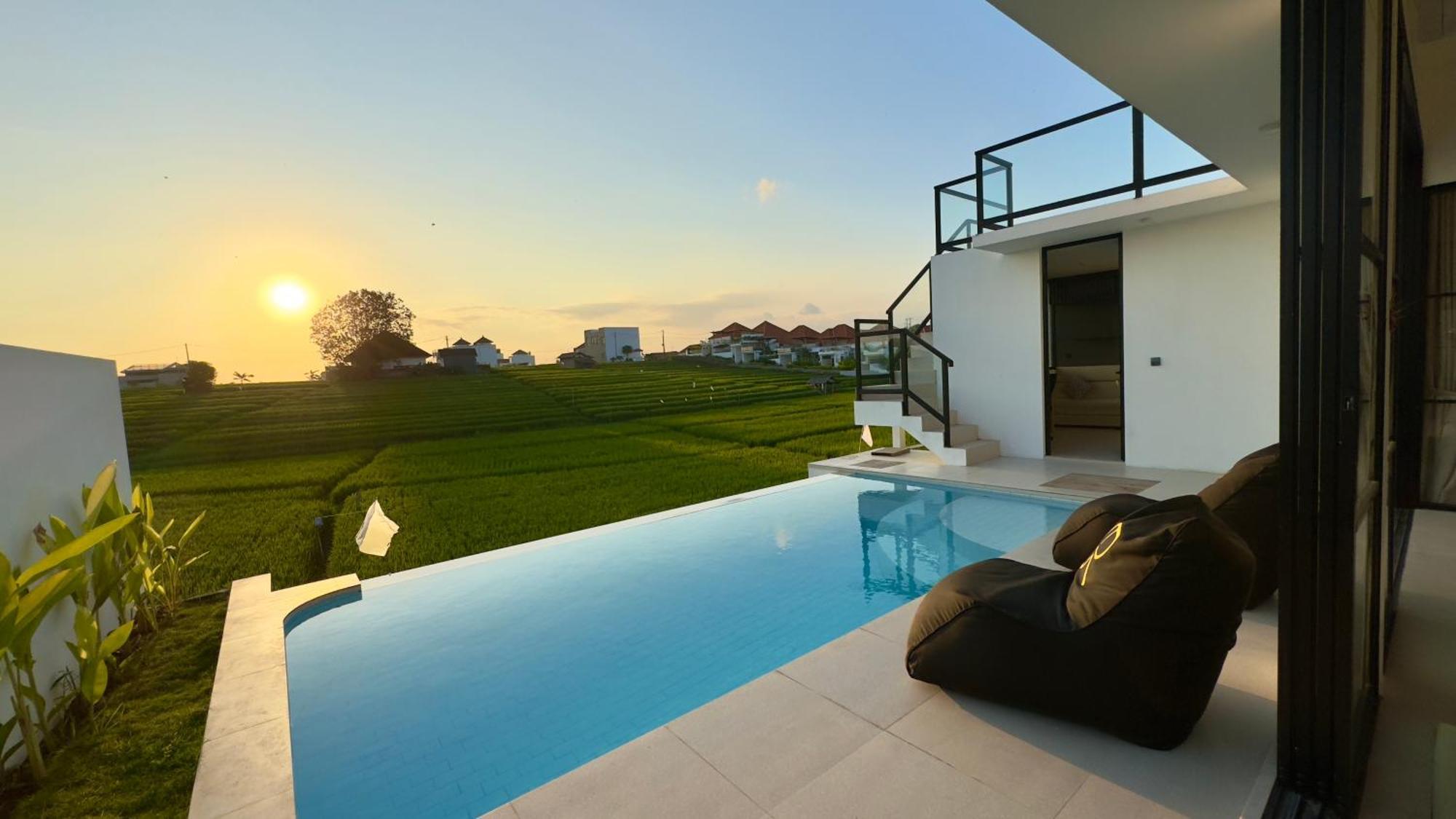 Villa The R Patuha, Rice Field View